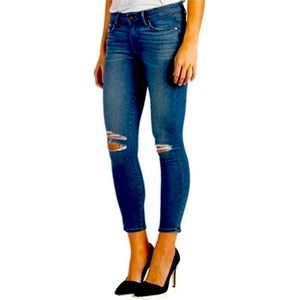 PAIGE Verdugo crop, Mavis destructed women’s denim, skinny leg, size 26